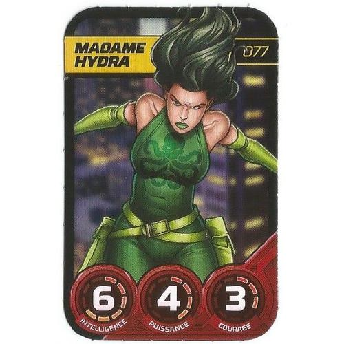 Carte Marvel - Défie Les Héros - N°077 - Madame Hydra - Leclerc 2023