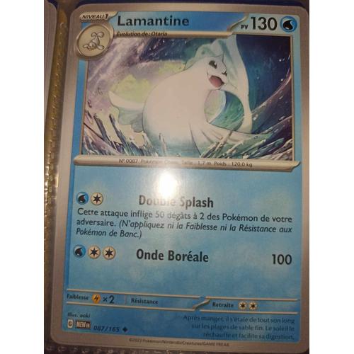 Peu Commune - Pokemon - 151 - Lamantine 87/165