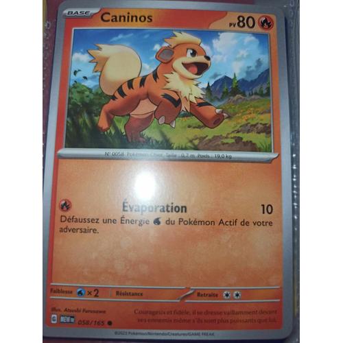 Commune - Pokemon - 151 - Caninos 58/165