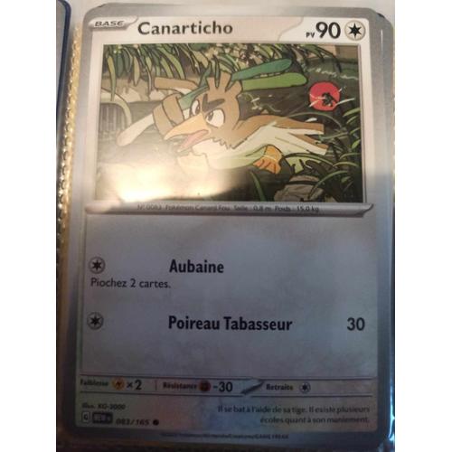 Commune - Pokemon - 151 - Canarticho 83/165