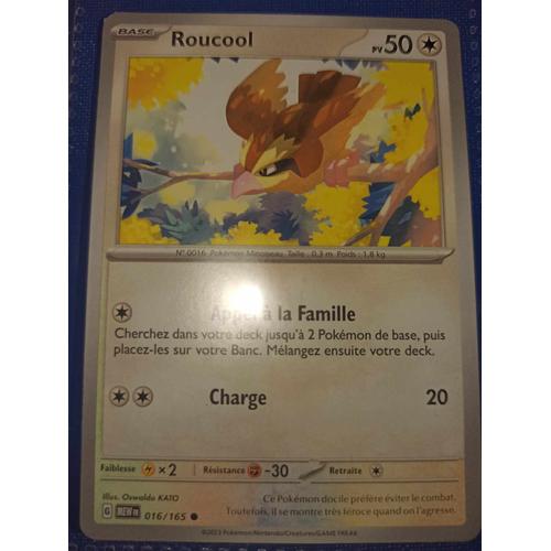 Commune - Pokemon - 151 - Roucool 16/165