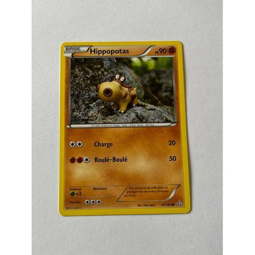 Carte Pokémon Hippopotas 87/160