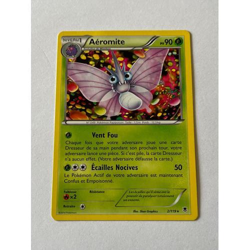 Carte Pokémon Aéromite 2/119