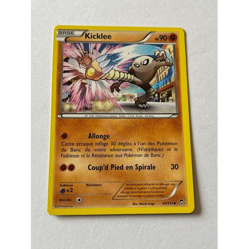 Carte Pokémon Kicklee 47/111