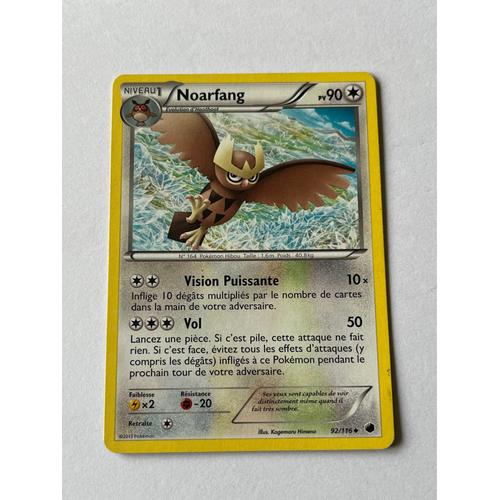 Carte Pokémon Noarfang 92/116