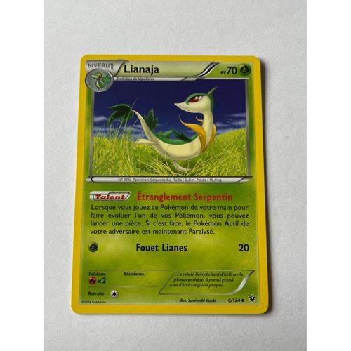 Carte Pokémon Lianaja 6/124