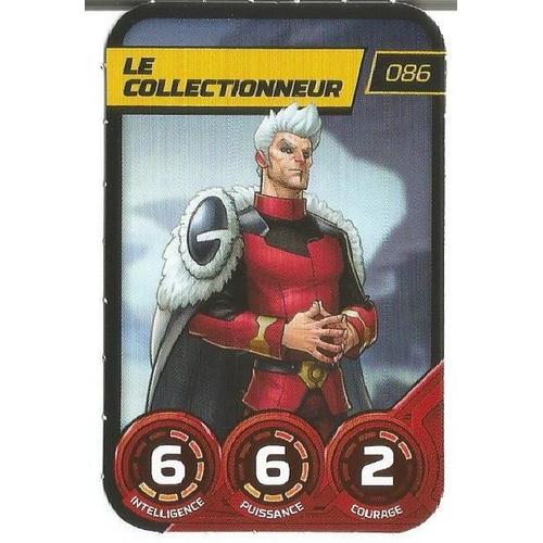 Carte Marvel - Défie Tes Héros - N°086 - Le Collectionneur - Leclerc 2023