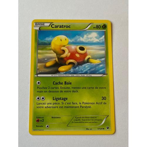 Carte Pokémon Caratroc 1/124
