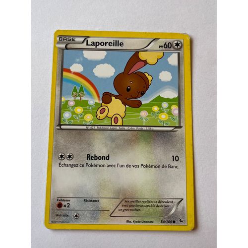 Carte Pokémon Laporeille 84/106