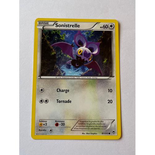 Carte Pokémon Sonistrelle 87/111