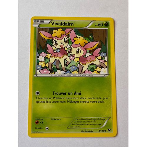 Carte Pokémon Vivaldaim 8/124