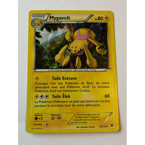 Carte Pokémon Mygavolt 27/119 Holo