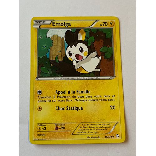 Carte Pokémon Emolga 45/124