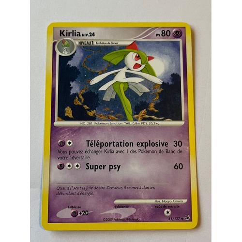 Carte Pokémon Kirlia 51/127