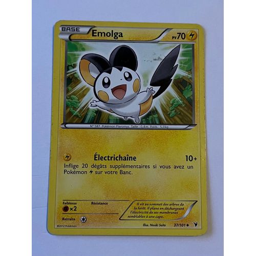 Carte Pokémon Emolga 37/101