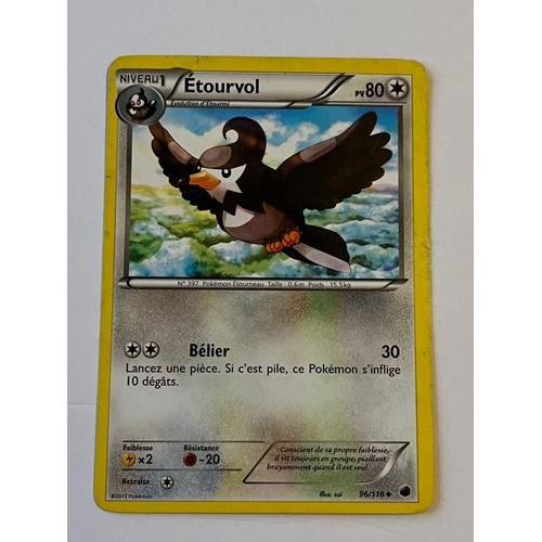 Carte Pokémon Étourvol 96/116