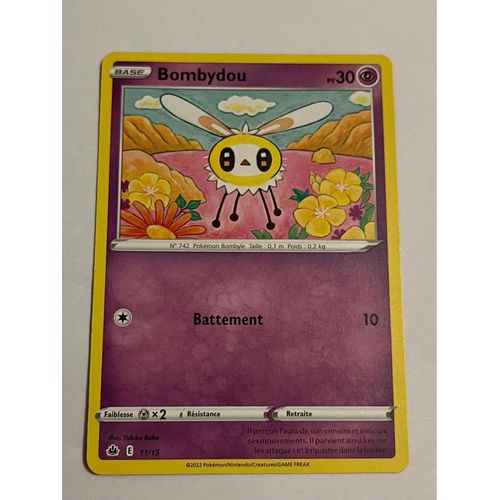 Carte Pokémon Bombydou 11/15 Macdo 2022