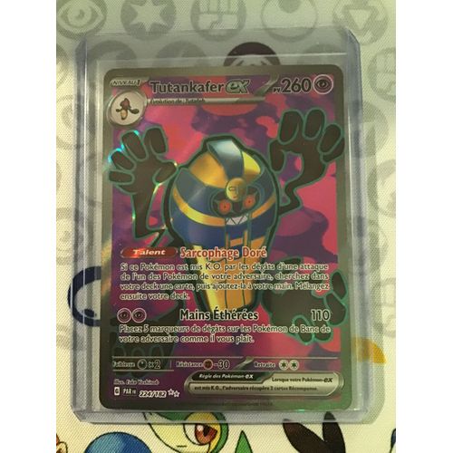 Tutankafer Ex Full Art 224/182 Série Écarlate Et Violet Faille Paradoxe