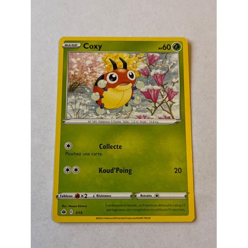 Carte Pokémon Coxy 1/15 Macdo 2022