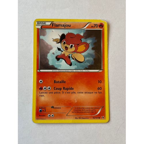 Carte Pokémon Flamajou 15/101