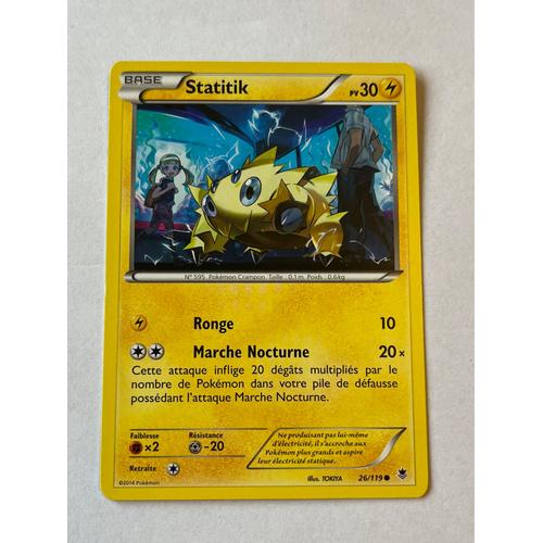 Carte Pokémon Statitik 26/119