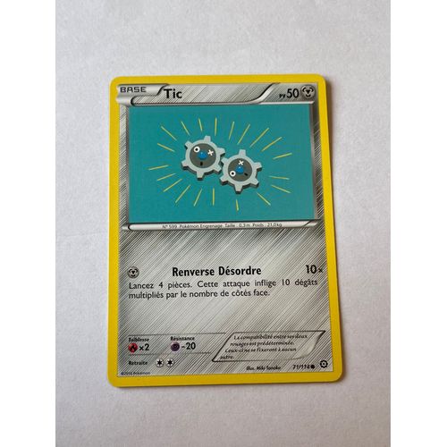 Carte Pokémon Tic 71/114