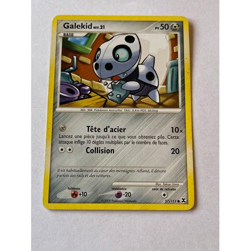 Carte Pokémon Galekid 57/111