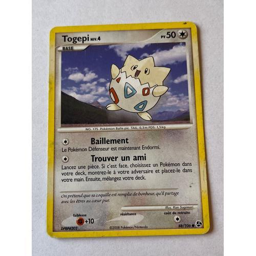 Carte Pokémon Togepi 88/106