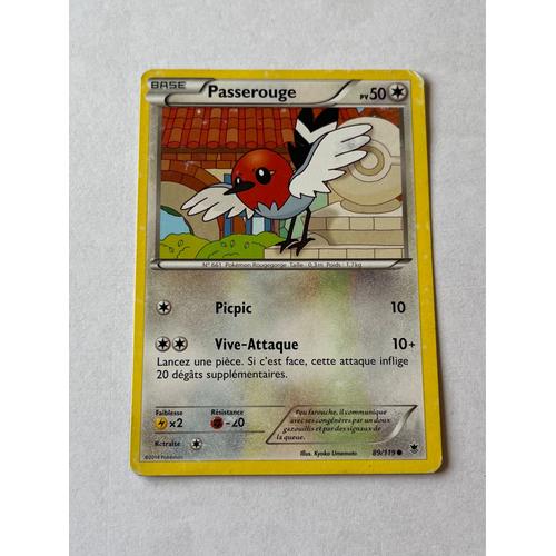 Carte Pokémon Passerouge 89/119