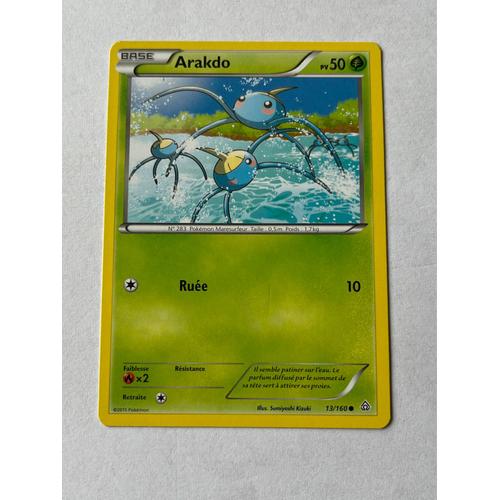 Carte Pokémon Arakdo 13/160