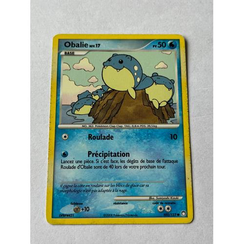Carte Pokémon Obalie 102/123