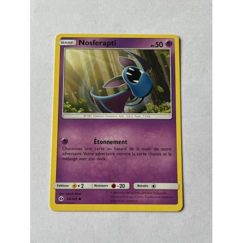 Carte Pokémon Nosferapti 54/149