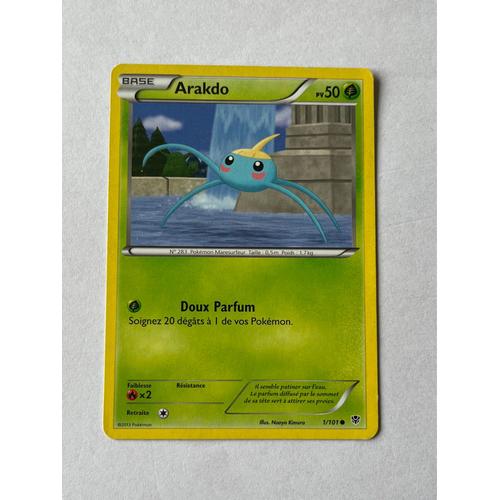 Carte Pokémon Arakdo 1/101 