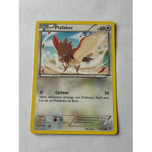 Carte Pokémon Piafabec 78/119