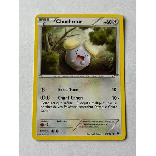 Carte Pokémon Chuchmur 80/124
