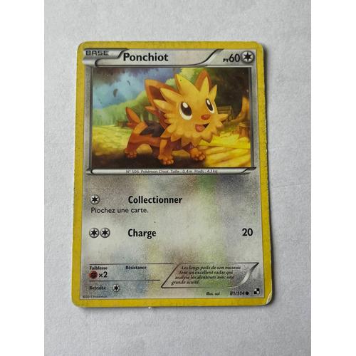 Carte Pokémon Ponchiot 81/114