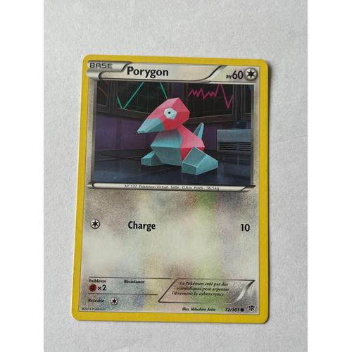 Carte Pokémon Porygon 72/101
