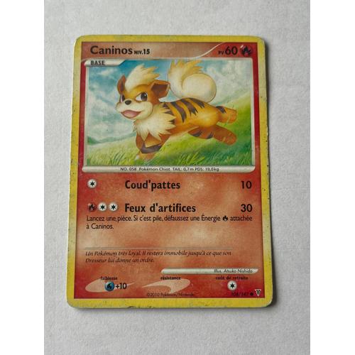 Carte Pokémon Caninos 108/147