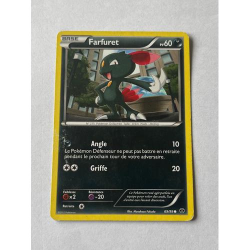 Carte Pokémon Farfuret 69/99
