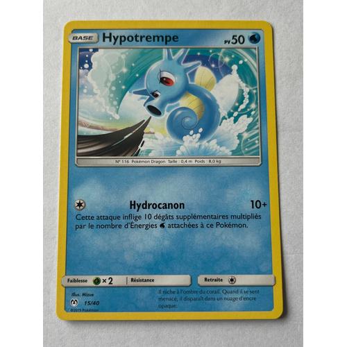 Carte Pokémon Hypotrempe 15/40