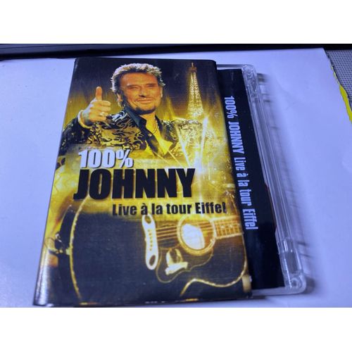 100% Johnny Live A La Tour Eiffel Cassette Audio