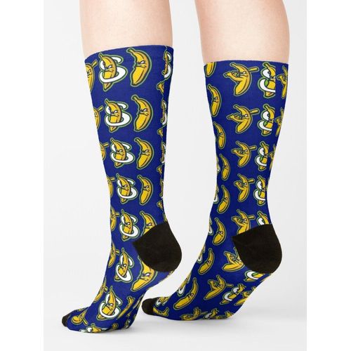 Chaussettes Taille Unique Bananes De Savannah Nouveauté Fantaisie Motif Fou Équipage Décontracté Pour Hommes Femmes