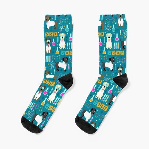 Chaussettes Taille Unique Assistants De Laboratoire Nouveauté Fantaisie Motif Fou Équipage Décontracté Pour Hommes Femmes