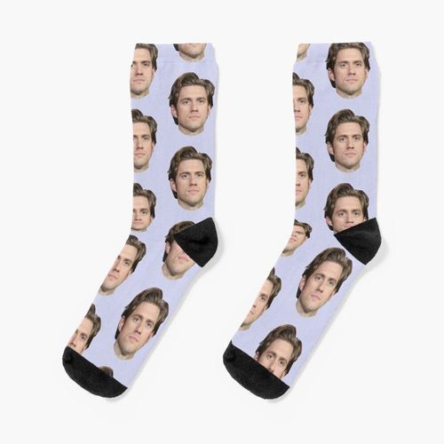 Chaussettes Taille Unique Aaron Tveit Nouveauté Fantaisie Motif Fou Équipage Décontracté Pour Hommes Femmes