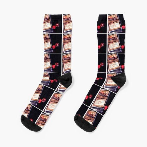 Chaussettes Taille Unique Magic The Gathering Game Night Nouveauté Fantaisie Motif Fou Équipage Décontracté Pour Hommes Femmes