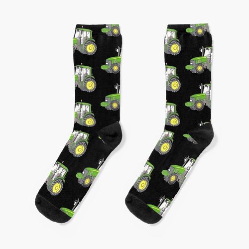 Chaussettes Taille Unique Tracteur Nouveauté Fantaisie Motif Fou Équipage Décontracté Pour Hommes Femmes