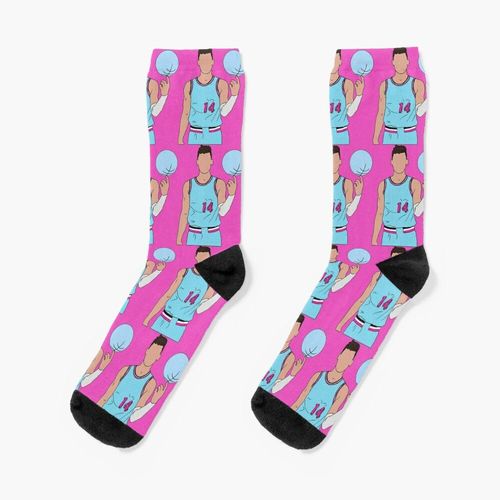Chaussettes Taille Unique Tyler Herro Vice Nouveauté Fantaisie Motif Fou Équipage Décontracté Pour Hommes Femmes