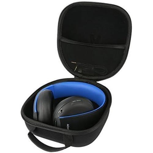 Teckone Etui De Voyage Housse Pour Sony Playstation Ps4/Ps3/Ps Vita Micro-Casque St¿¿R¿¿O Sans Fil Headphone Headset. (Cas De Casque Seulement)