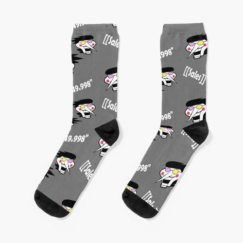 Chaussettes Taille Unique Deltarune Spamton Nouveauté Fantaisie Motif Fou Équipage Décontracté Pour Hommes Femmes
