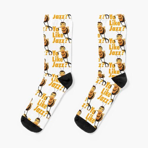 Chaussettes Taille Unique Ya Comme Le Jazz? Bee Movie Nouveauté Fantaisie Motif Fou Équipage Décontracté Pour Hommes Femmes